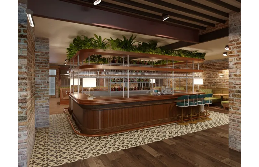 3-طراحی داخلی کافی شاپ