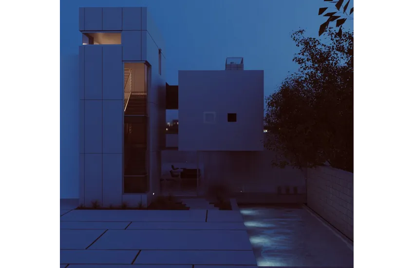 رندر صحنه شب