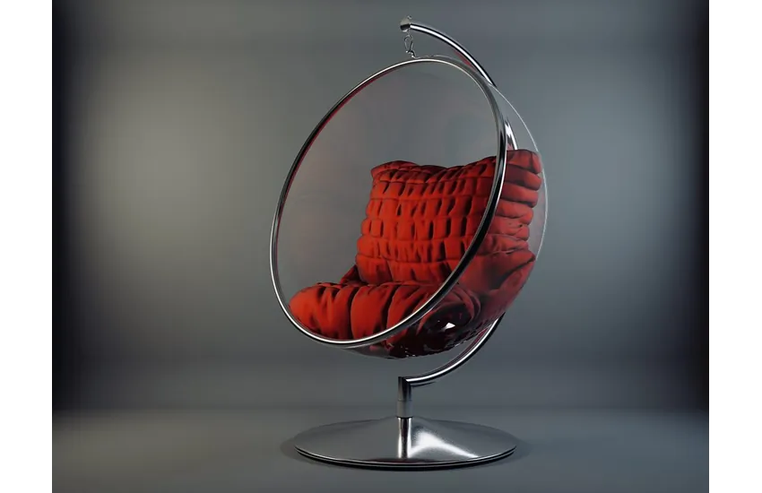 مدلسازی و رنمدلینگ و رندر صندلی  آشپزخانهدرینگ نما کلاسیک