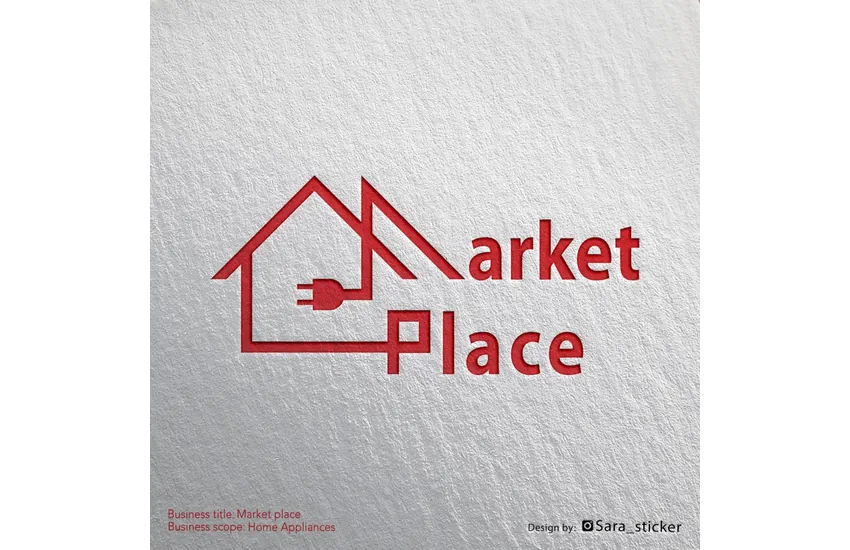 6-لوگوی پیج لوازم خانگی Market Place