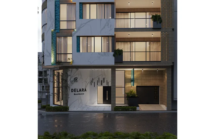 17-طراحی مجتمع مسکونی دلارا