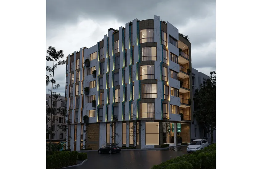 15-طراحی مجتمع مسکونی دلارا