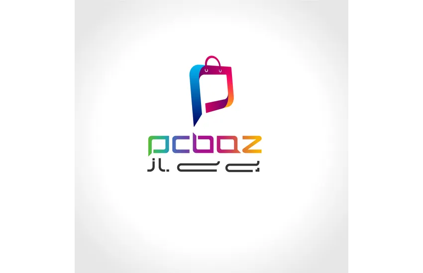 طراحی لوگوی فروشگاه اینترنتی پی سی باز