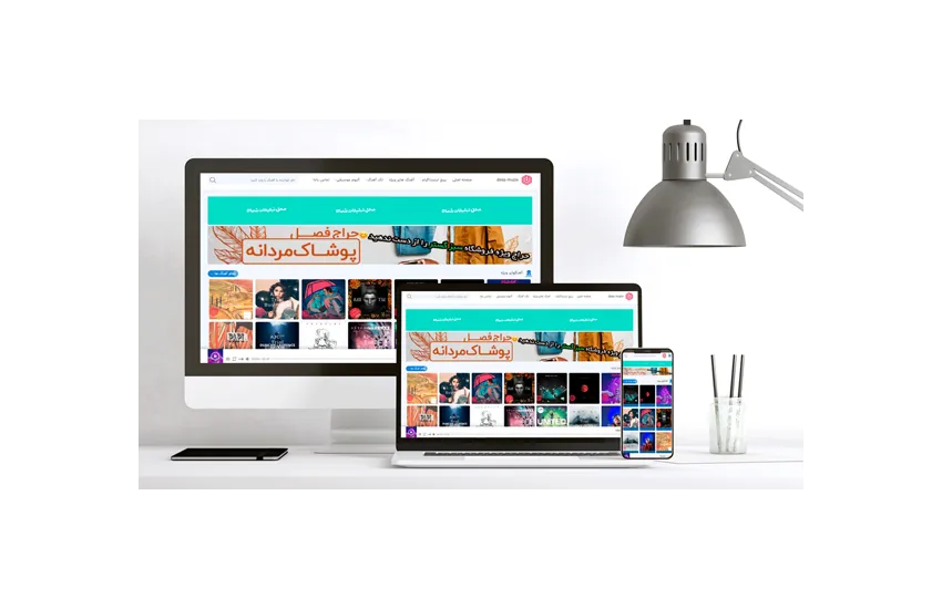 طراحی و سئو سایت deep muzix