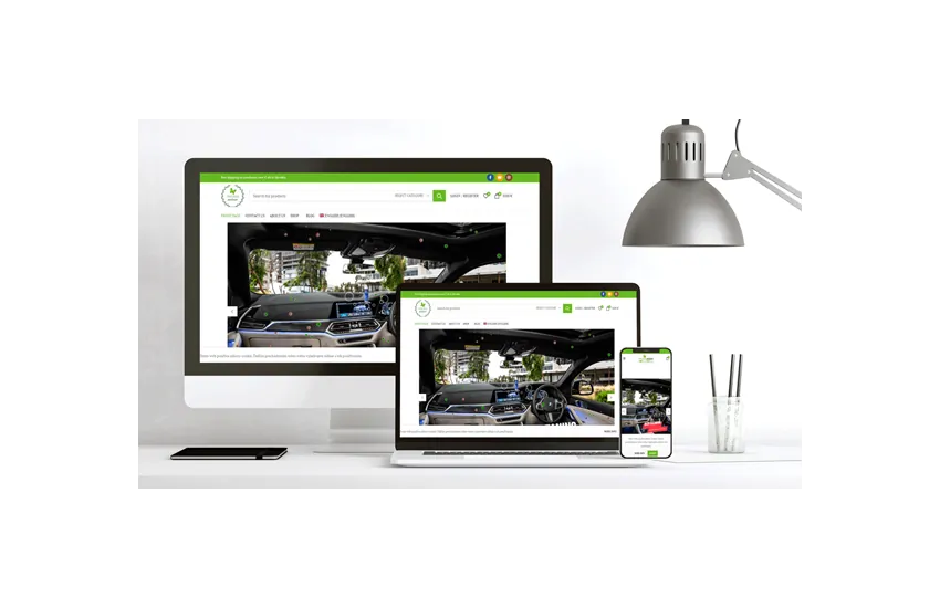 طراحی سایت nature store