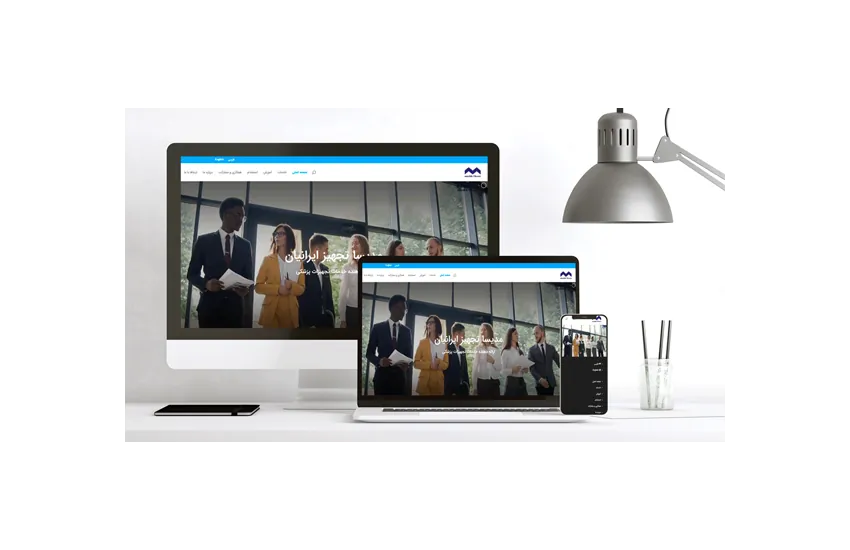 طراحی سایت مدیسا تجهیز