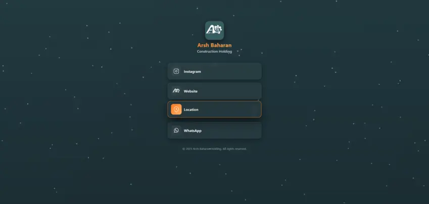 6-وبسایت پیوند های اجتماعی یک صفحه ای