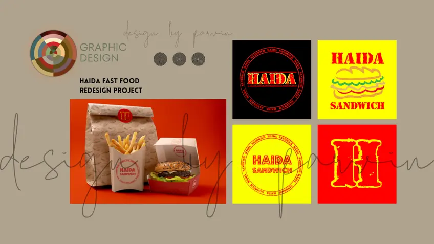 باز طراحی هویت بصری فست فود