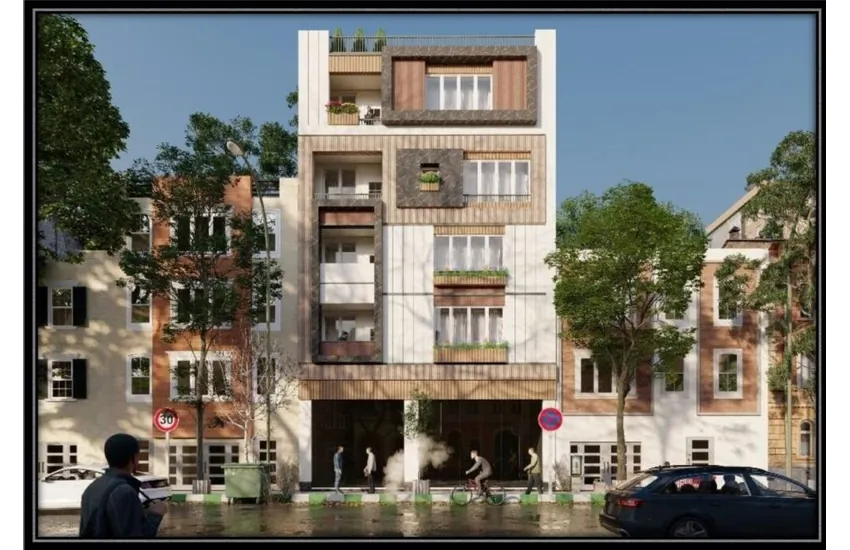 طراحی نما آجری درخمین