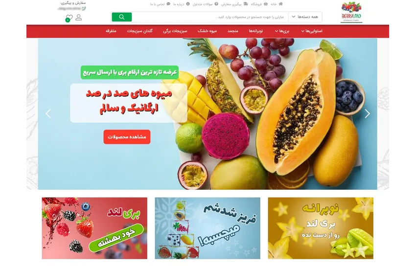 فروشگاه بری لند