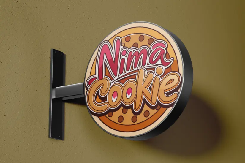 طراحی لوگو شاد برای پیج کوکی 