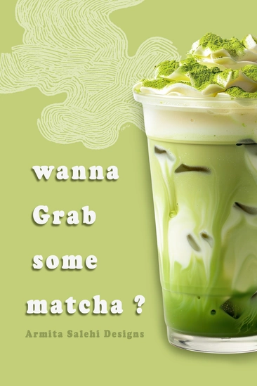 طراحــی پوستــر تبلیغاتــی ماچــا