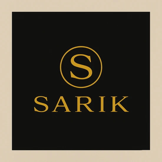 4-طراحی لوگوی برند شخصی Sarik با سبک مینیمال و دیجیتال