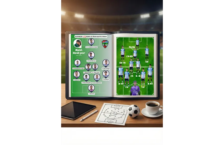 پوستر ترکیبی نوجوانان فوتبال 