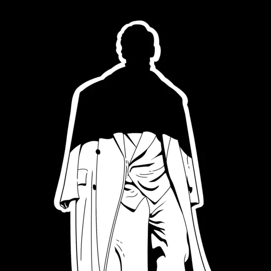 طراحی sketch شبحِ مرد مانند