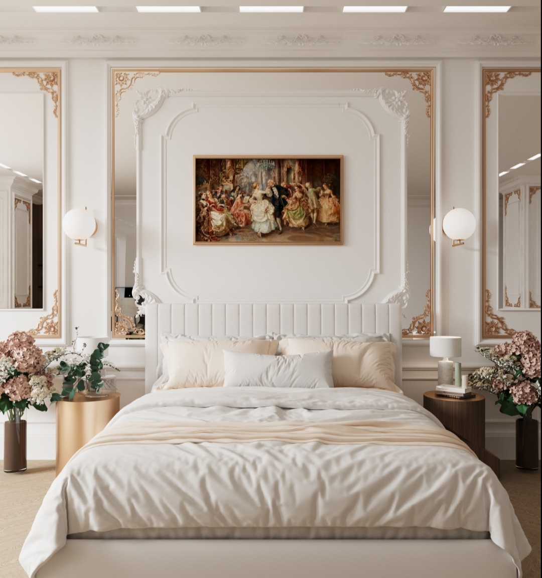 طراحی دکوراسیون اتاق خواب به سبک کلاسیک و مدرن 