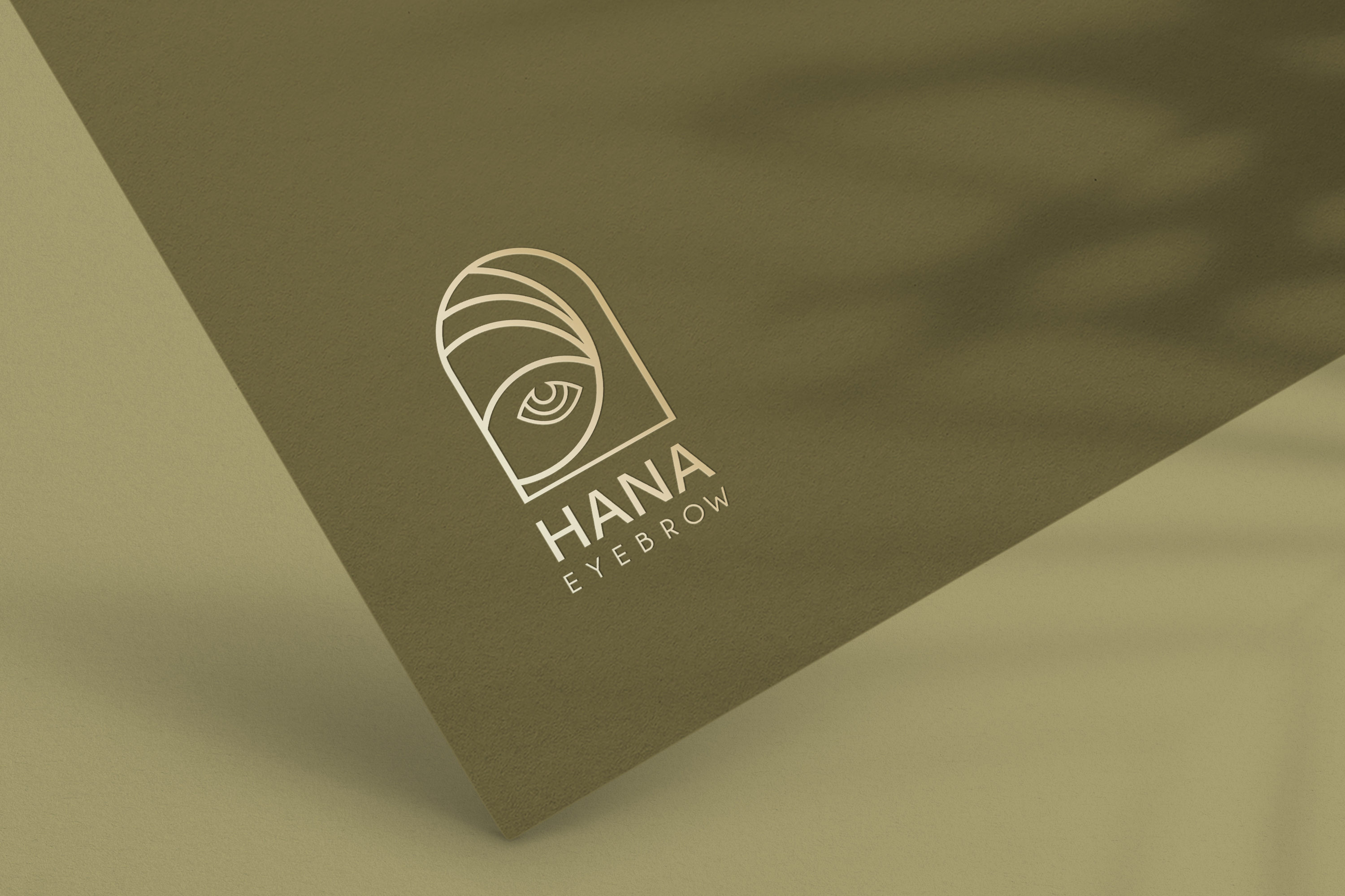 طراحی لوگو برای ابرو هایپررئال هانا