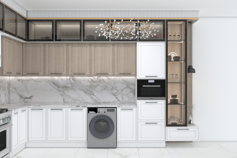 طراحی آشپزخانه نئوکلاسیک