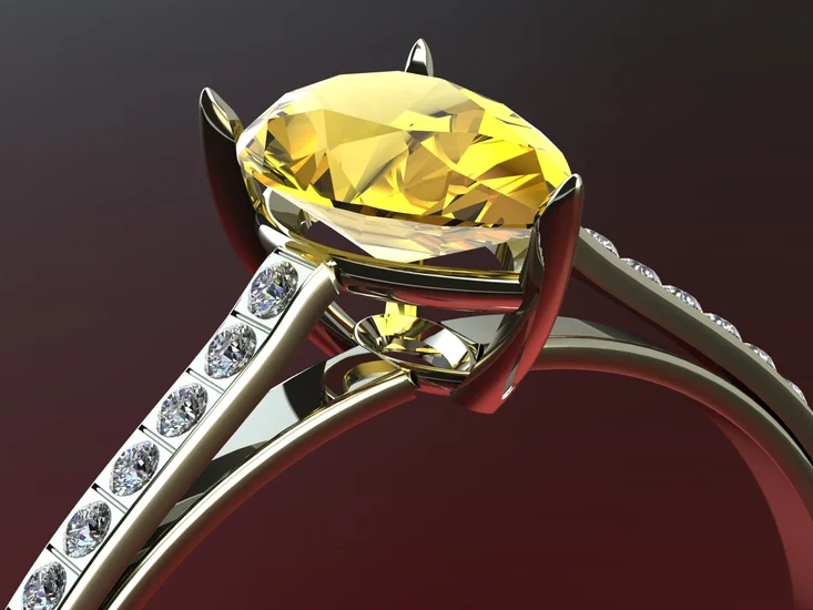 6-طراحی انگشتر زنانه