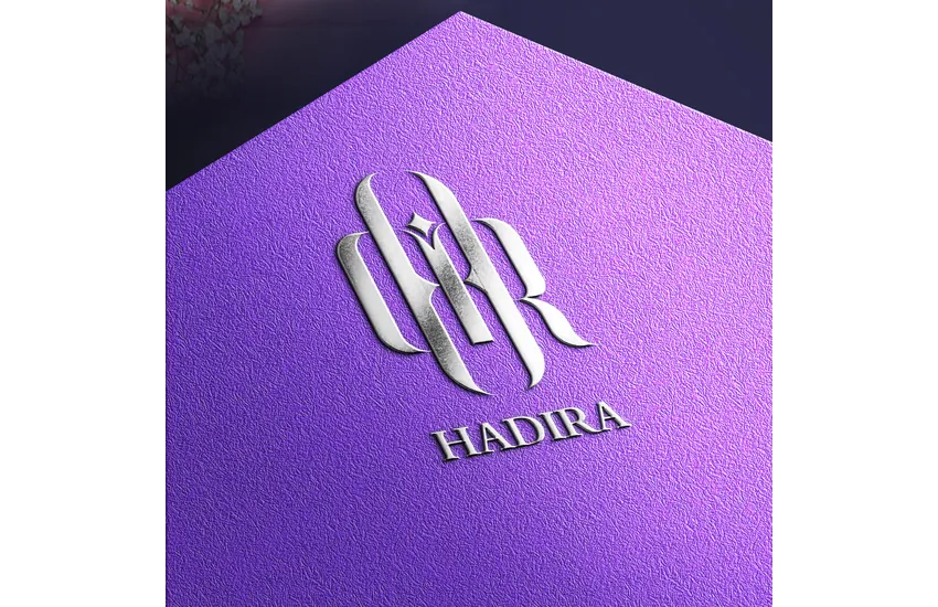 3-طراحی لوگو برند شخصی خیاطی به نام حدیرا