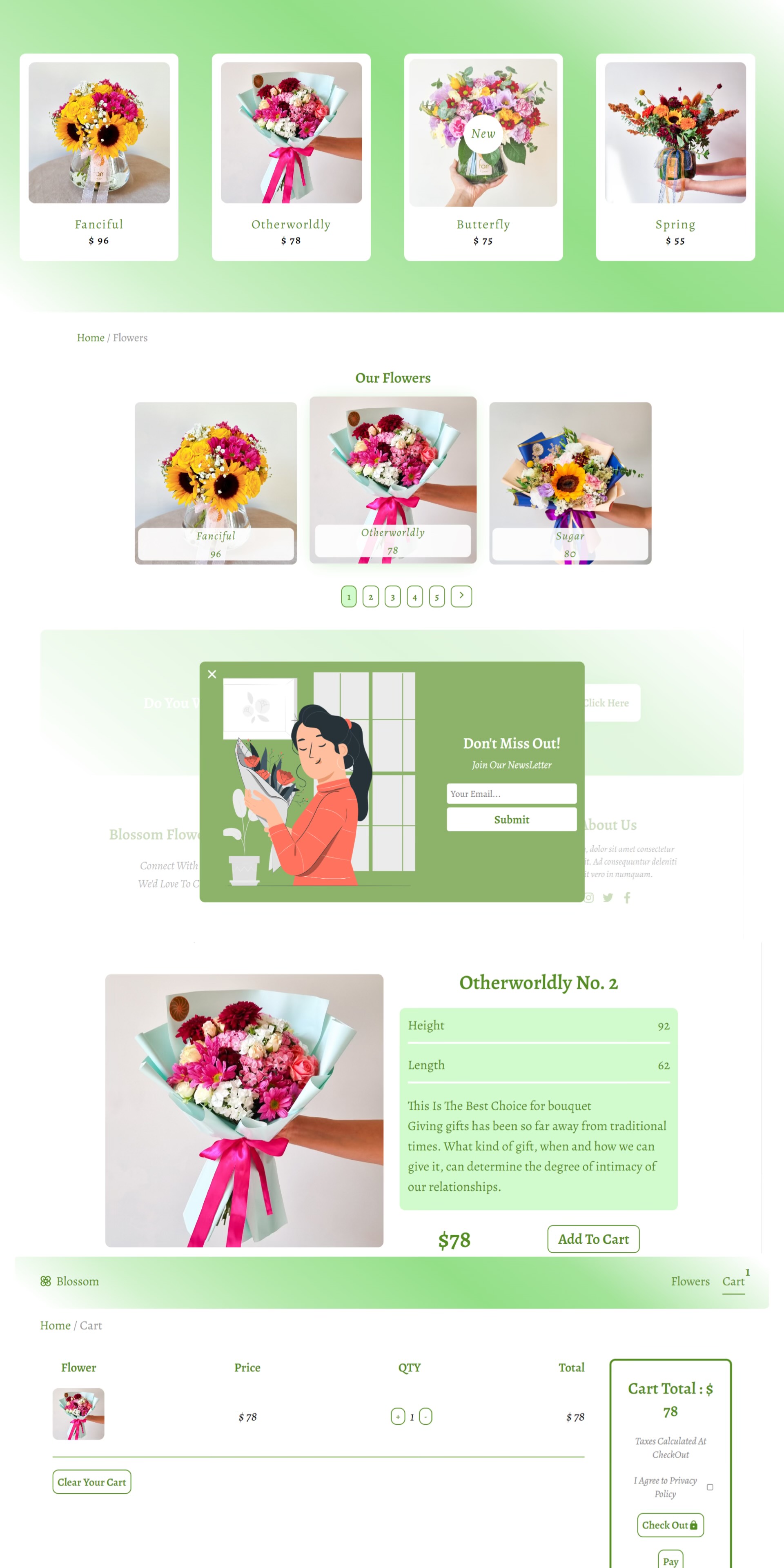Flower Shop ( React Js )