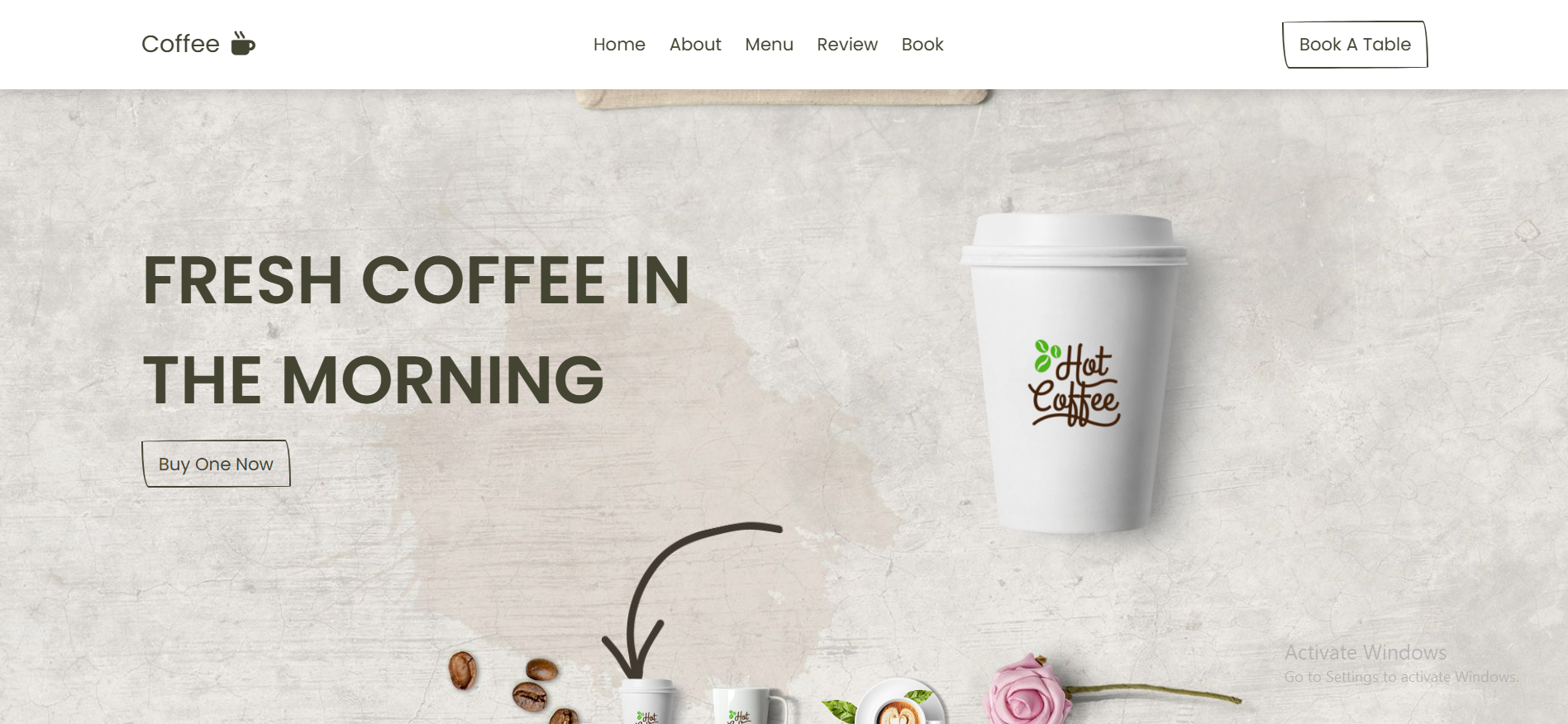 وب سایت کافی شاپ و فروش قهوه برای یک کافی شاپ در ترکیه 