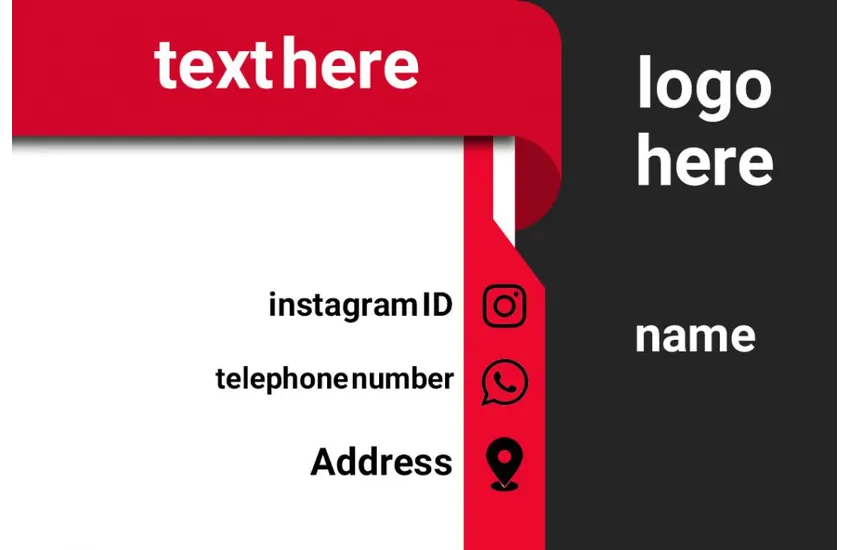 1-طراحی کارت ویزیت