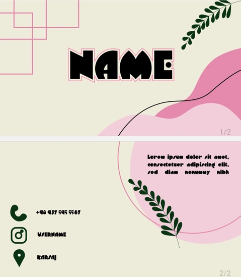 6-طراحی کارت ویزیت