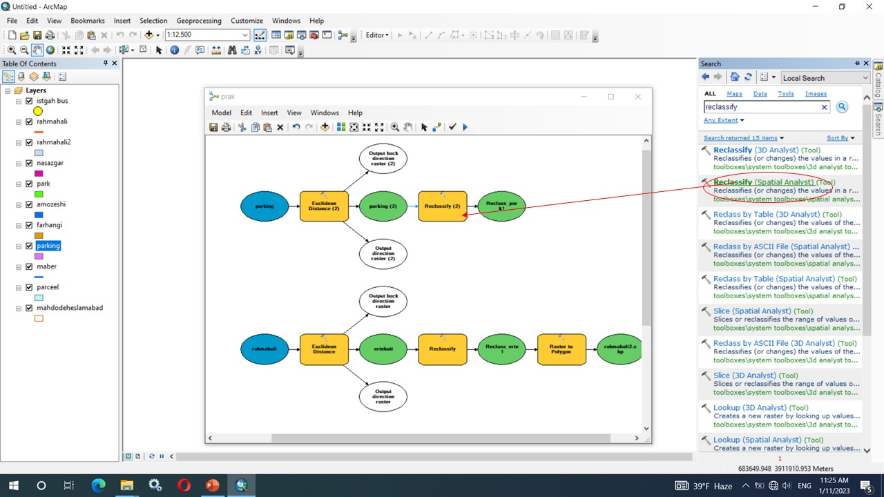 مکانیابی پارک محله‌ای با روش AHP در  GIS