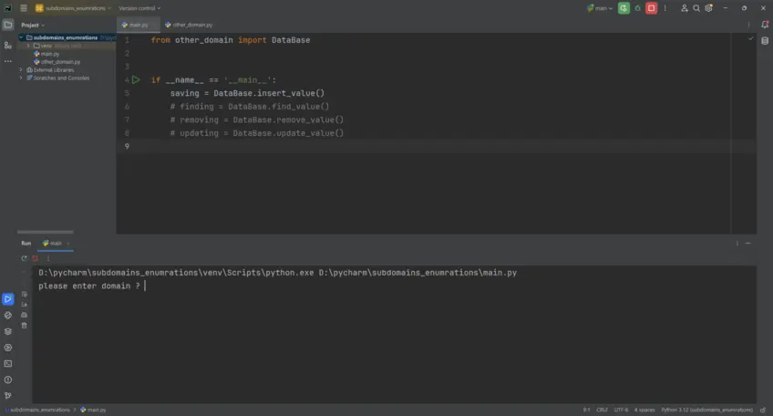 کرالر domain &subdomain