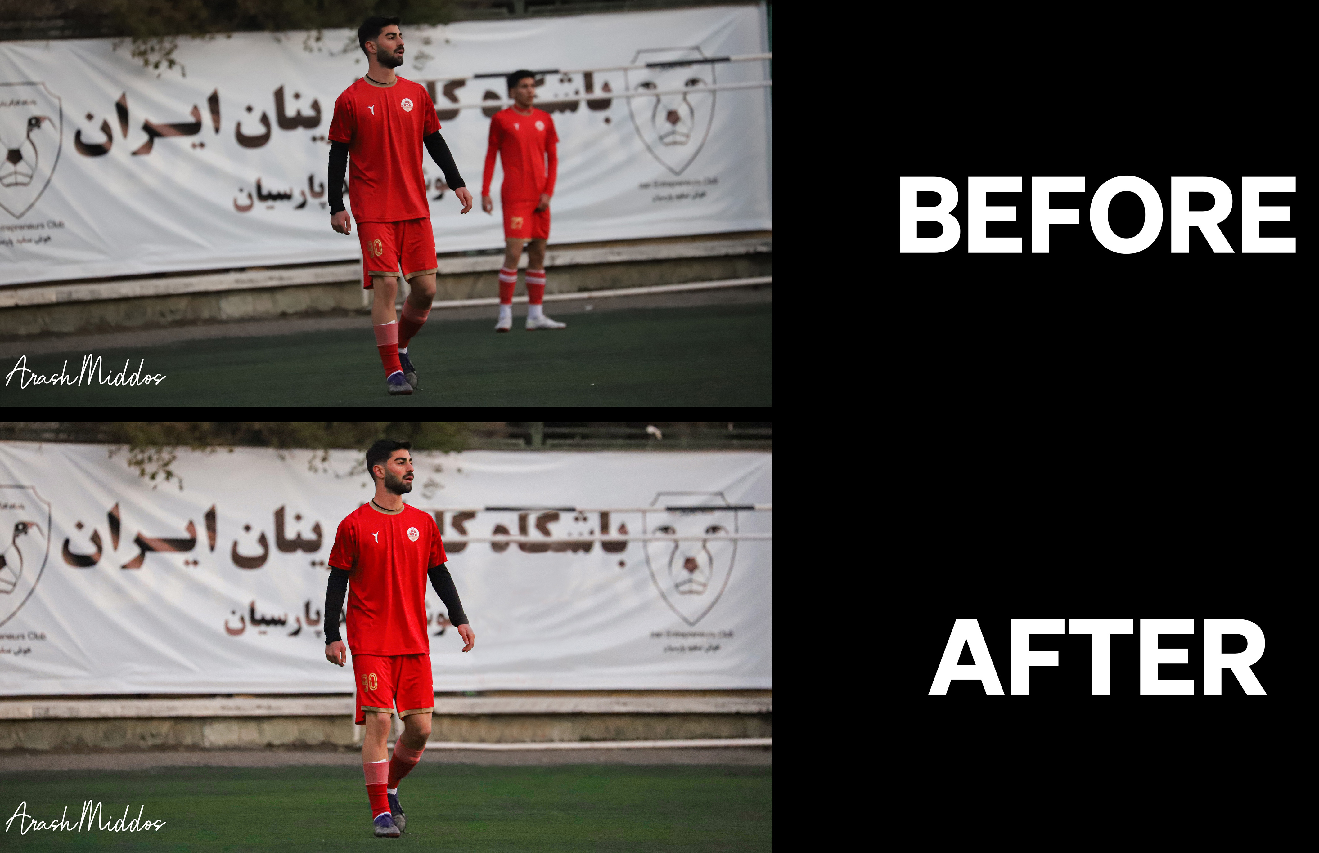 حذف اشیا و اجسام، ادیت رنگ و نور