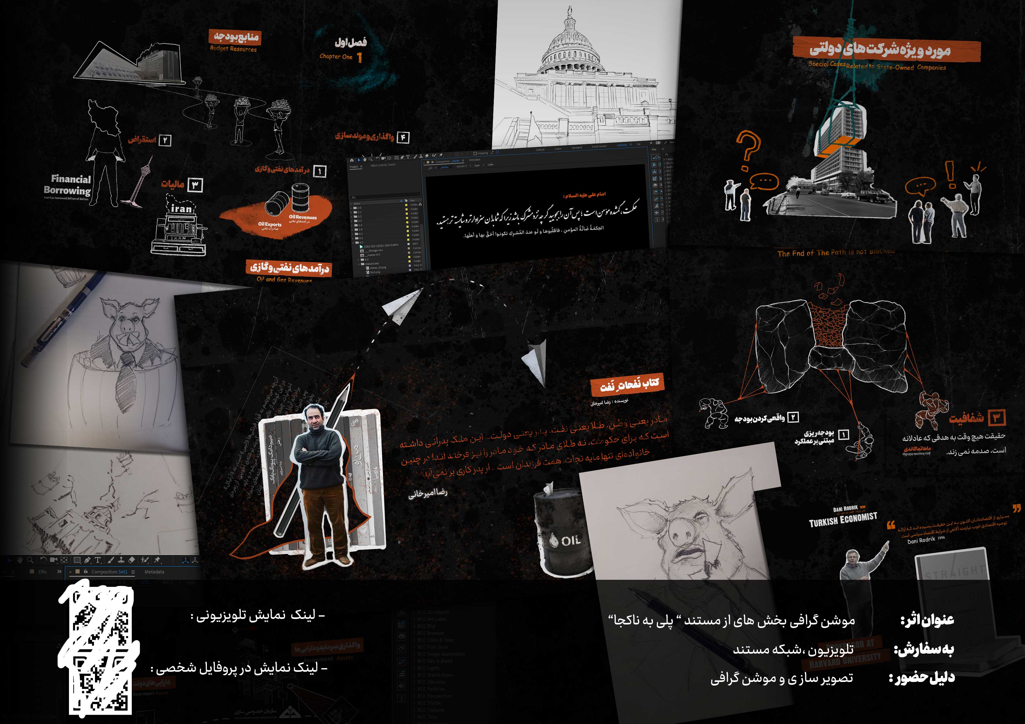 موشن های میان فصل مستند "راهی به ناکجا"