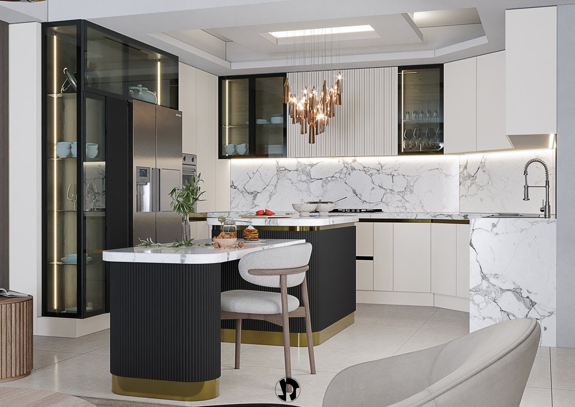 طراحی داخلی مدرن واحد مسکونی