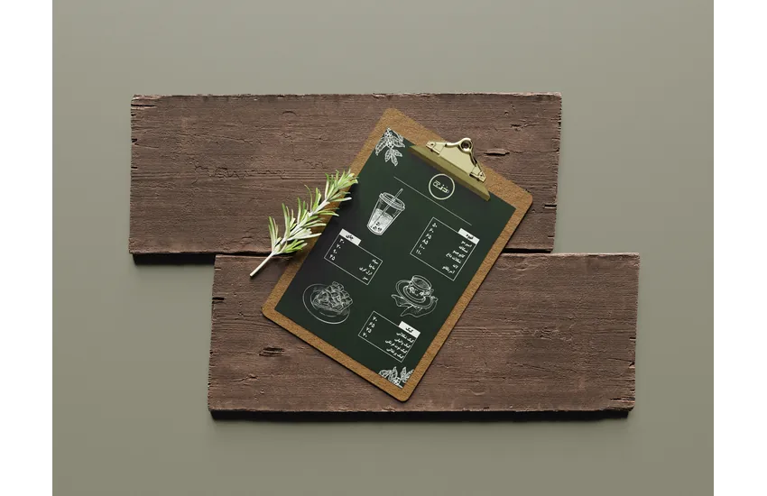 طراحی منو کافی شاپ