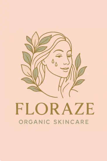 طراحی لوگو برند Floraze با کمک هوش مصنوعی