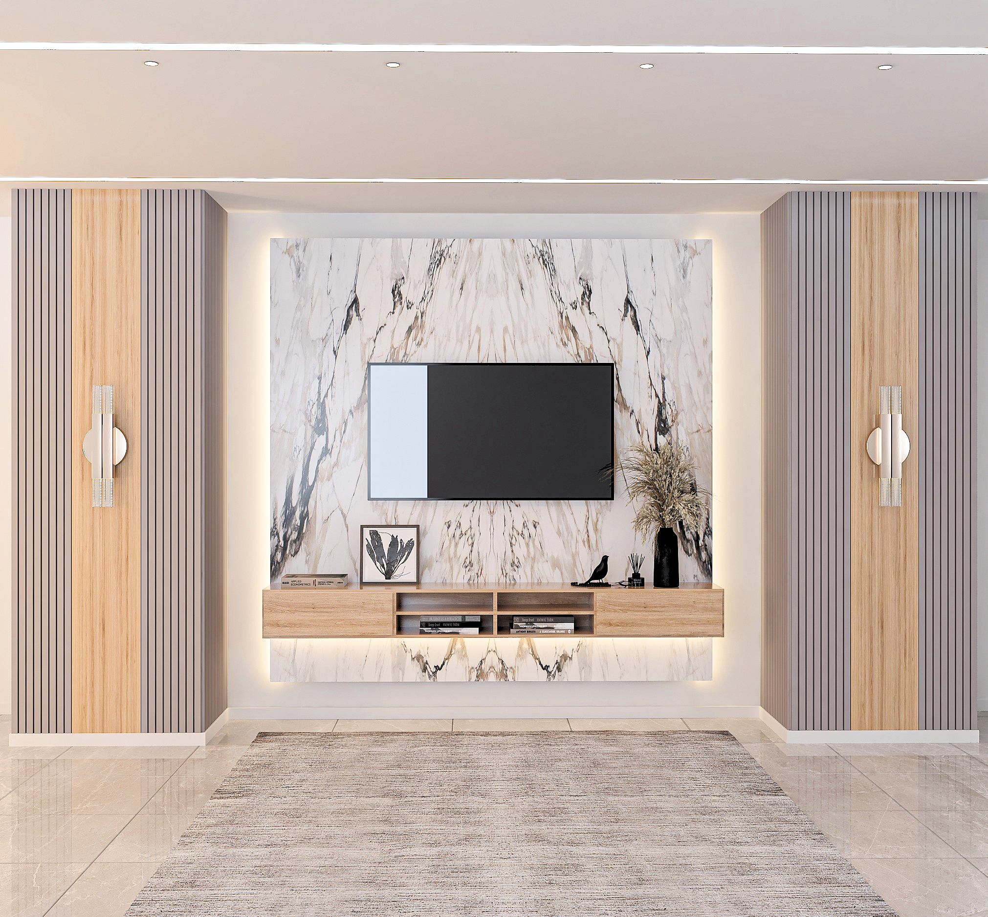 طراحی تی وی وال