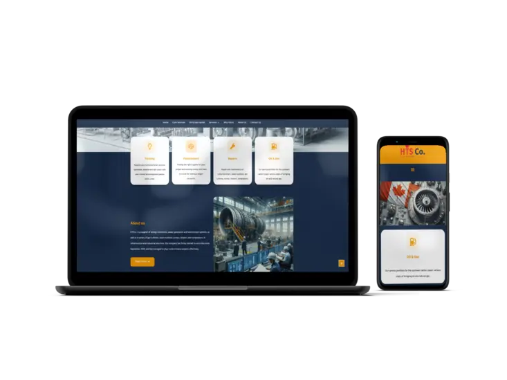 وبسایت شرکتی به زبان انگلیسی 