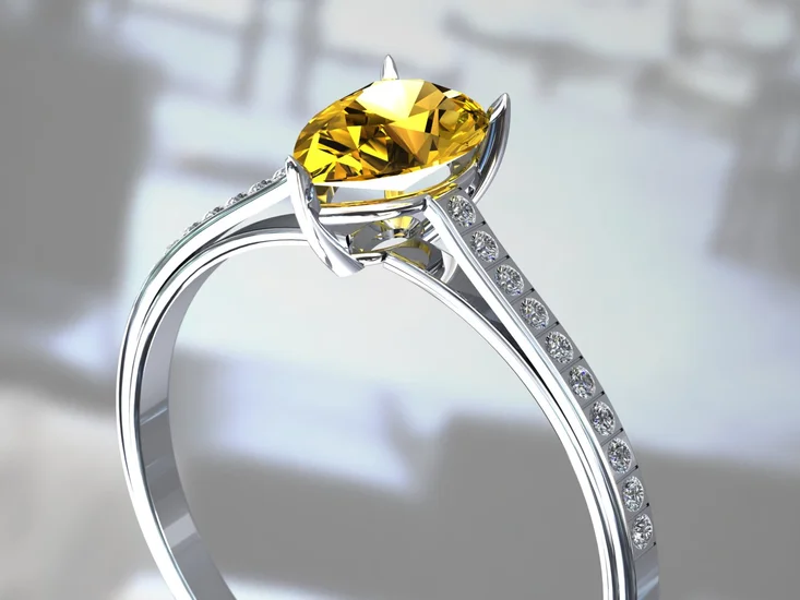 4-طراحی انگشتر زنانه