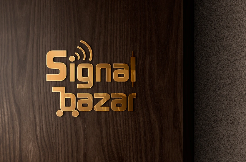 طراحی لوگو سیگنال بازار