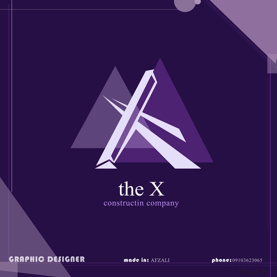 لوگوی کمپانی ساختمان سازی the X