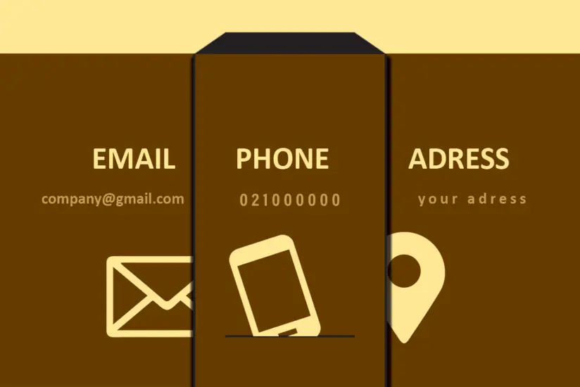 2-طراحی کارت ویزیت