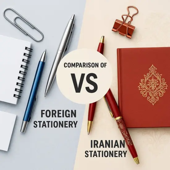 نگاهی مقایسه‌ای به لوازم‌التحریر ایرانی و خارجی