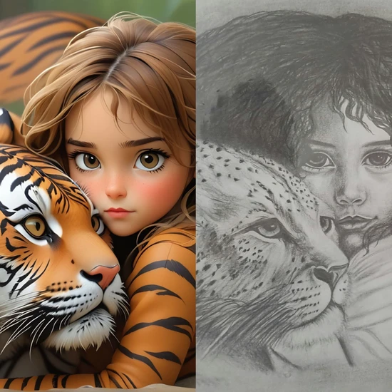 نقاشی قدیمی گرافیکی شده