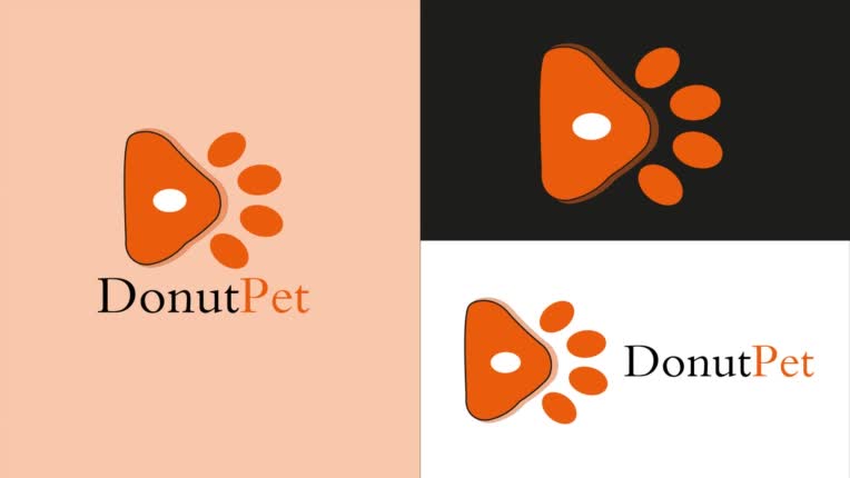 لوگو فروشگاه لوازم پت و غذای حیوانات خانکی