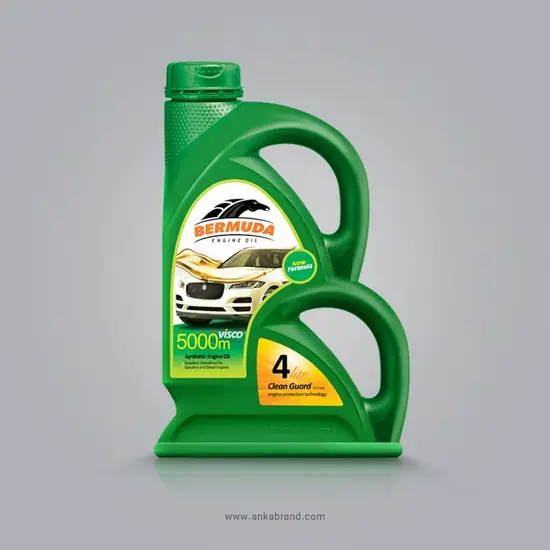 طراحی طرف روغن موتور و لیبل