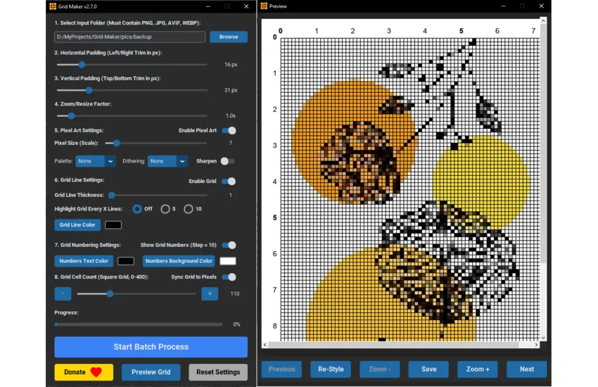 طراحی نرم افزار پیکسل ساز برای الگوی فرش و بافتنی